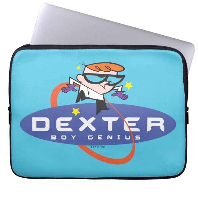 Housse Pour Ordinateur Portable Dexter "Boy Genius" (Devant)