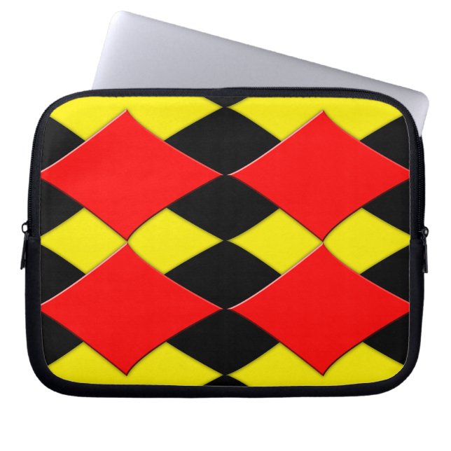 Housse Pour Ordinateur Portable Diamants (Devant)