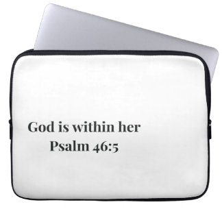 Housse Pour Ordinateur Portable Dieu Est En Elle Étui pour ordinateur portable Ver