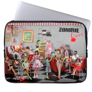 Housse Pour Ordinateur Portable Diner de Zombie
