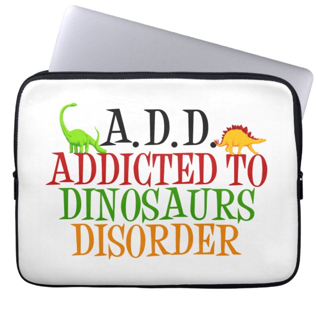 Housse Pour Ordinateur Portable Dinosaur drôle (Devant)