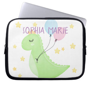 Housse Pour Ordinateur Portable Dinosaure à ballons