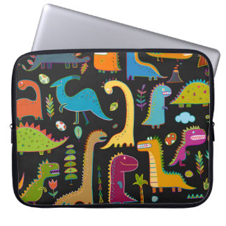 Housse Pour Ordinateur Portable Dinosaures enfantines : Motif amusant et sans cout