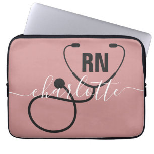Housse Pour Ordinateur Portable Diplôme d'infirmière autorisée IA infirmière perso