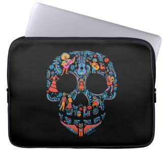 Housse Pour Ordinateur Portable Disney Pixar Coco | Crâne à sucre coloré