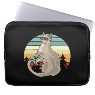 Housse Pour Ordinateur Portable Disque Golf Panier Funny Chat Joueur cadeau