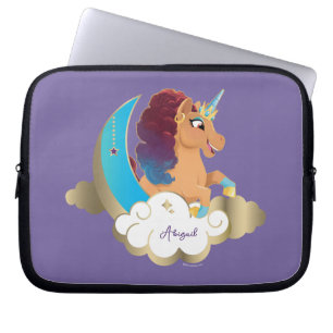 Housse Pour Ordinateur Portable Divine la licorne Lune et nuages