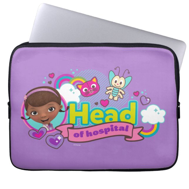 Housse Pour Ordinateur Portable Doc McStuffins | Chef de l'hôpital (Devant)