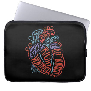 Housse Pour Ordinateur Portable Docteur en anatomie cardiologue Biologie Médicale