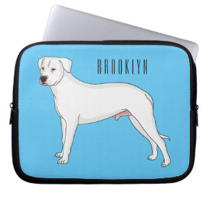 Housse Pour Ordinateur Portable Dogo argentino dessin animé pour chien