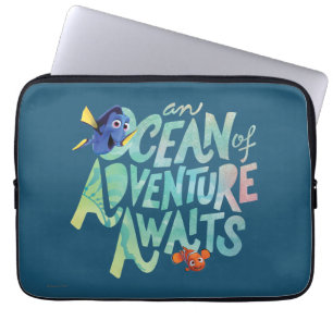 Housse Pour Ordinateur Portable Dory et Nemo Un océan d'aventures attend