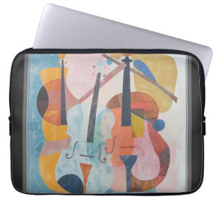 Housse Pour Ordinateur Portable Double basse colorée Abstraite