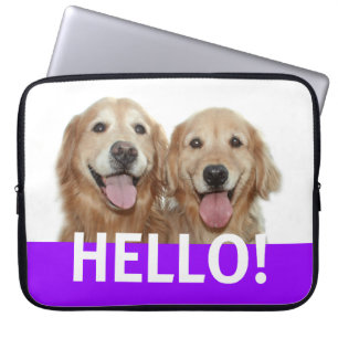 Housse Pour Ordinateur Portable Douille d'ordinateur portable de golden retriever