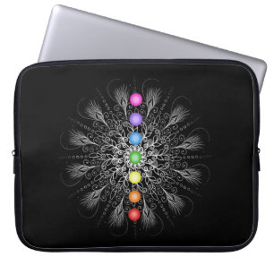 Housse Pour Ordinateur Portable Douille d'ordinateur portable de mandala de Chakra