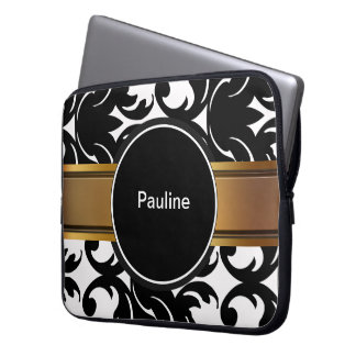 Housse Pour Ordinateur Portable Douille d'ordinateur portable de monogramme
