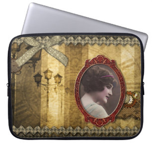 Housse Pour Ordinateur Portable Douille d'ordinateur portable - Steampunk Romance,
