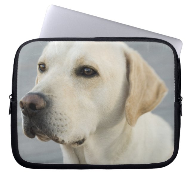 Housse Pour Ordinateur Portable Douille jaune d'ordinateur portable de laboratoire (Devant)