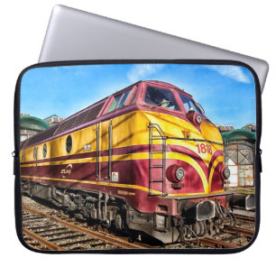 Housse Pour Ordinateur Portable Douille locomotive de graffiti de train de machine