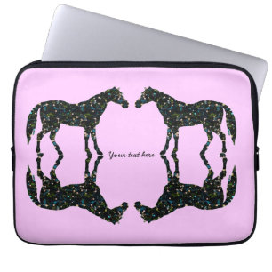 Housse Pour Ordinateur Portable Douille rose d'ordinateur portable de réflexions