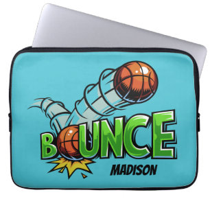 Housse Pour Ordinateur Portable Douilles faites sur commande de basket-ball de