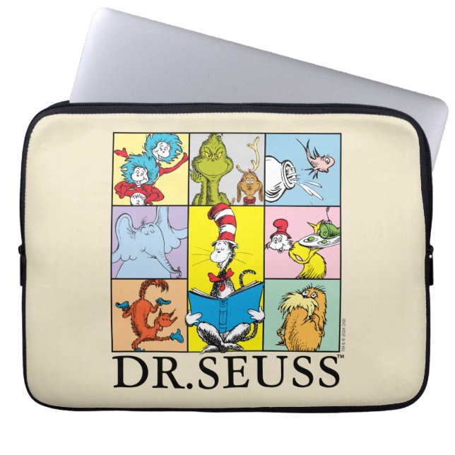 Housse Pour Ordinateur Portable Dr Seuss | Graphique Histoires (Devant)