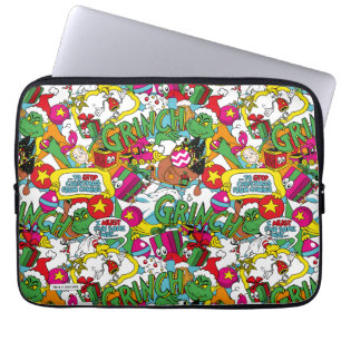 Housse Pour Ordinateur Portable Dr. Seuss Grinch Motif Coloré