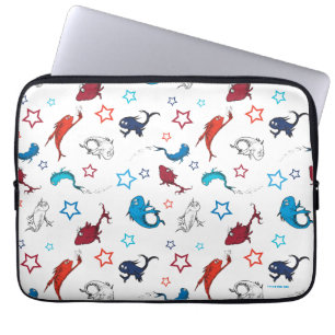 Housse Pour Ordinateur Portable Dr. Seuss   Un Poisson Deux Poissons Motif Étoilé