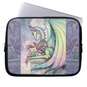 Housse pour ordinateur portable Dragon féerique de