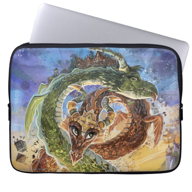 Housse Pour Ordinateur Portable Dragons Rising Art (Devant)