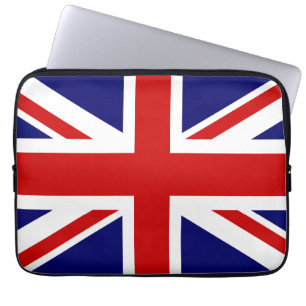 Housse pour ordinateur portable drapeau britanniqu