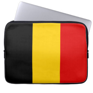 Housse Pour Ordinateur Portable Drapeau de Belgique