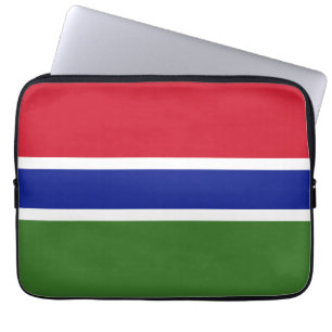 Housse Pour Ordinateur Portable Drapeau de Gambie