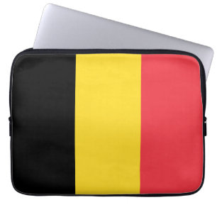 Housse Pour Ordinateur Portable Drapeau de la Belgique