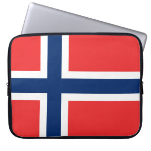 Housse Pour Ordinateur Portable Drapeau de la Norvège