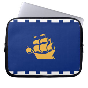 Housse pour ordinateur portable Drapeau de la vill