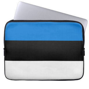Housse Pour Ordinateur Portable Drapeau de l'Estonie