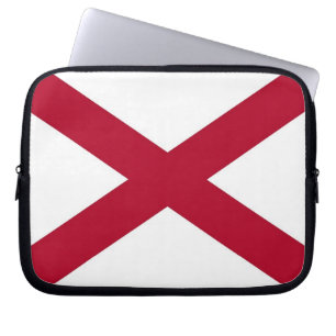 Housse Pour Ordinateur Portable Drapeau de l'État Alabama - Manche pour ordinateur
