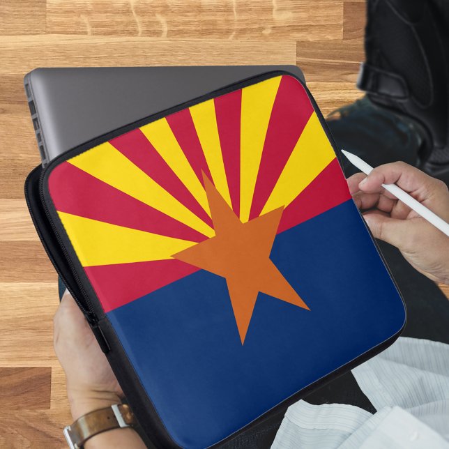 Housse Pour Ordinateur Portable Drapeau de l'État d'Arizona (State of Arizona Flag Laptop Sleeve)