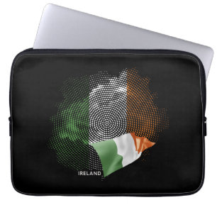 Housse Pour Ordinateur Portable Drapeau de l'Irlande