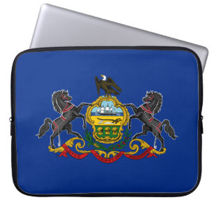 Housse Pour Ordinateur Portable Drapeau de Pennsylvanie