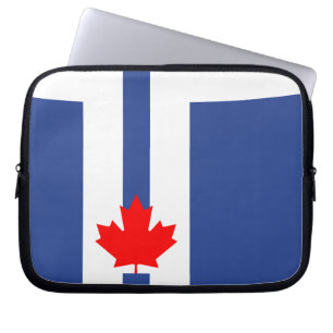 Housse pour ordinateur portable Drapeau de Toronto