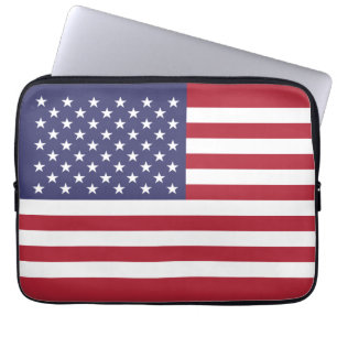 Housse Pour Ordinateur Portable Drapeau des États-Unis