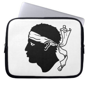 Housse Pour Ordinateur Portable Drapeau Drapeau De La Corse