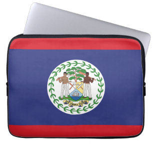 Housse Pour Ordinateur Portable Drapeau du Belize
