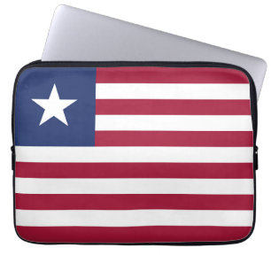 Housse Pour Ordinateur Portable Drapeau du Libéria