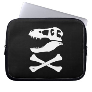 Housse Pour Ordinateur Portable Drapeau du pirate de Jolly roger Tyrannosaurus rex