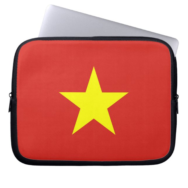 Housse Pour Ordinateur Portable Drapeau du Vietnam (Devant)