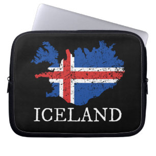 Housse Pour Ordinateur Portable Drapeau Islande