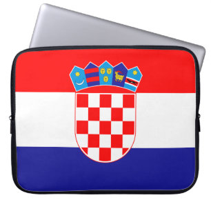 Housse Pour Ordinateur Portable Drapeau patriotique croate