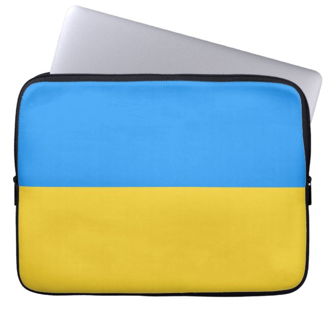 Housse Pour Ordinateur Portable Drapeau ukrainien (Devant)
